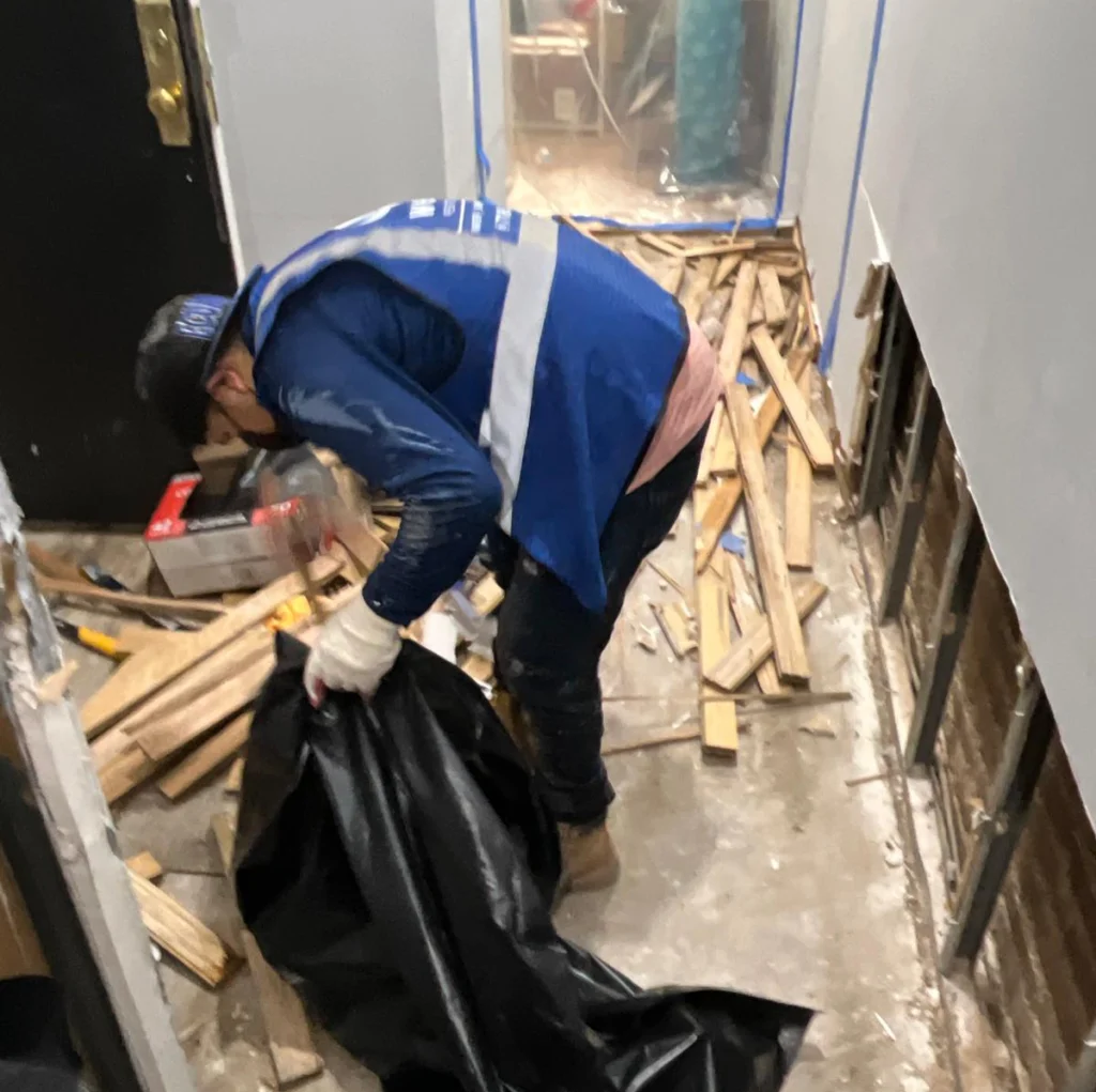 WeDry Restoration crew at a restoration project